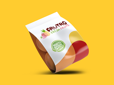 Frutro brand branding fruit identity illustration logo logotype orange packaging vector