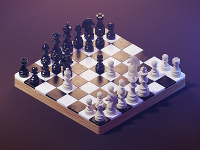 Stylish 3D Chess Set stylish 3d chess set
