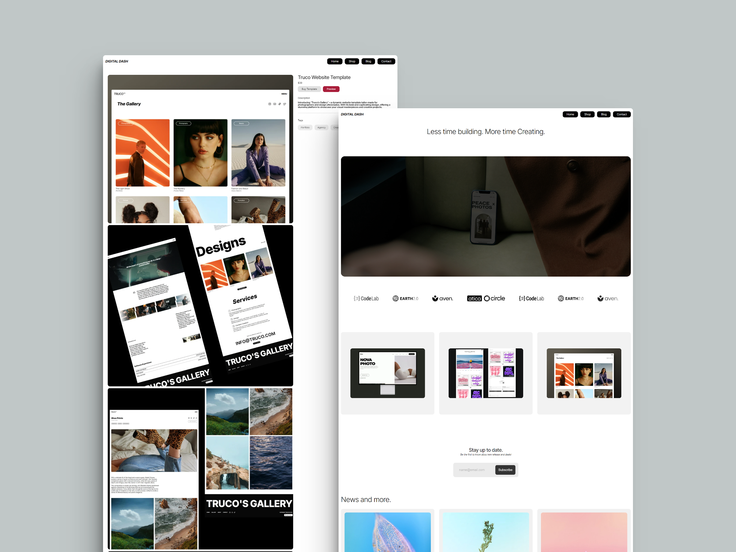 Digital Store Template For Designers