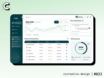 023 | cccreative.design branding branding design chart clean interface color pops design graphics green design illustration light theme table ui ui design ux ux design