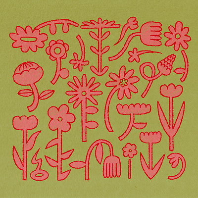 flower shower flowers illustration pattern design procreate