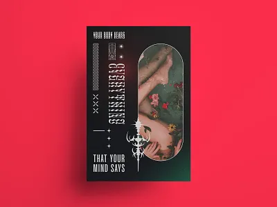 BODY poster poster design type typo typography