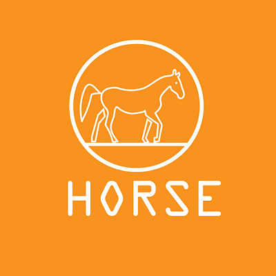 HORSE LOGO design graphic design illustration vector