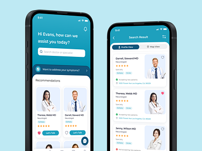 Medtched android app clean design doctor app ios iphone medical app mobile app design ui ux