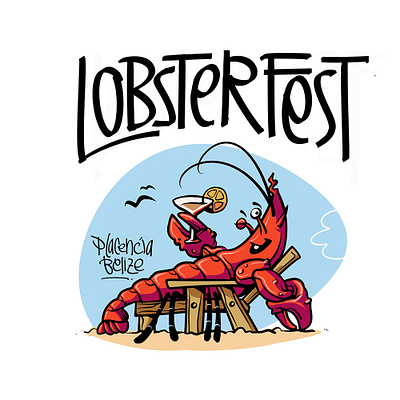 Lobsterfest graphic design