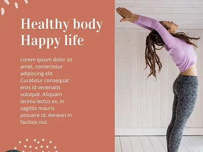 Healthy Life Instagram Template Design branding graphic design