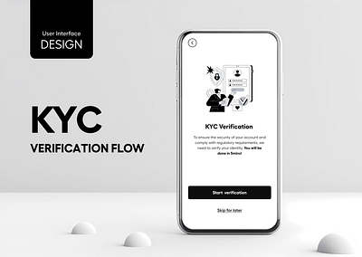 KYC Verification Flow app design finance mobile ui