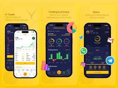 V-Trade design trading ui ux