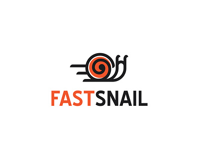 Fast Snail Logo speed