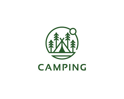 Outdoor Camping Logo tourism