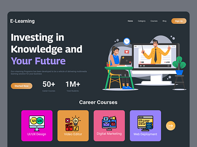 E-Learning By Ahsan Habib Sunny ahsanhabibsunny design e learning edtech education learning