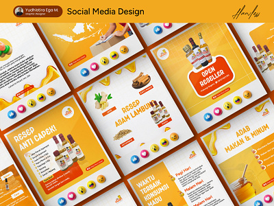 Ulwan Honey Social Media Design graphic design social media design