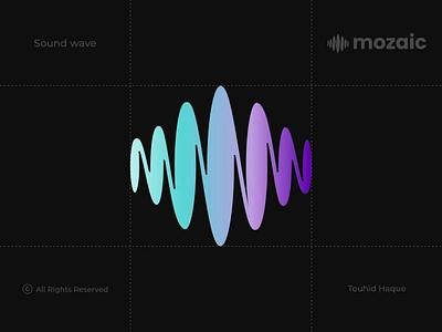 sound wave, music brand logo ai brand brand identity branding crypto flow icon identity logo logo design logo designer music smart logo sound sound wave visual visual identity wave