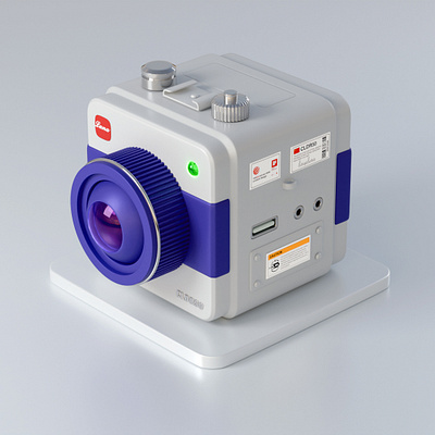 Mini_Camera 3d blender camera cute mini