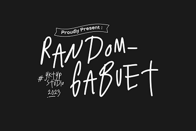 Random Gabuet font font for quotes handwriting handwritten lyric poster quirky font quotes title font