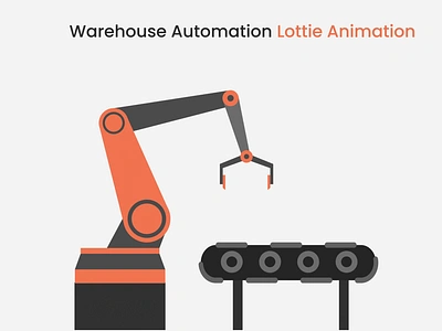 Supply Chain & Warehouse Automation Lottie Animation animated illustration animated svg animation automation conveyor belt design heavy machine illustration industrial machine lottie animation machine motion graphics parcel box supply chain supply chain automation ui ui deisgn ux ux design warehouse