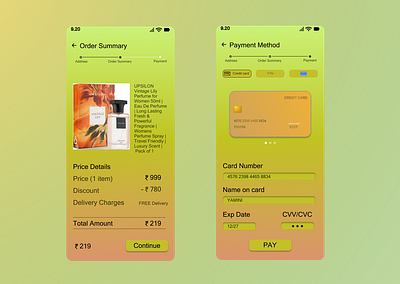 Day #002 Challenge of Credit Card Checkout Screens. background remove dailyui figma typography uidesign