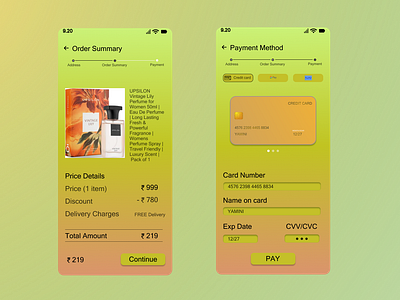 Day #002 Challenge of Credit Card Checkout Screens. background remove dailyui figma typography uidesign