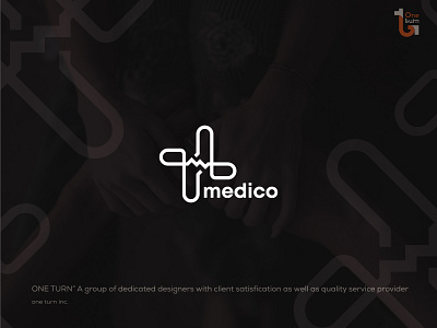 Medico- Medicare logo design branding branding design letter logo letter logos logo logo design logodesign medical logo medicare minimalist logo