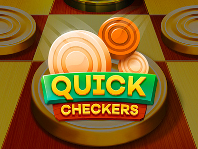 Quick Checkers 2d 2d game 2d illustration adobe illustrator app icons avatar casual game character design checkers game design digital art emblem game game assets game currencies game icons icon design icons illustration vector