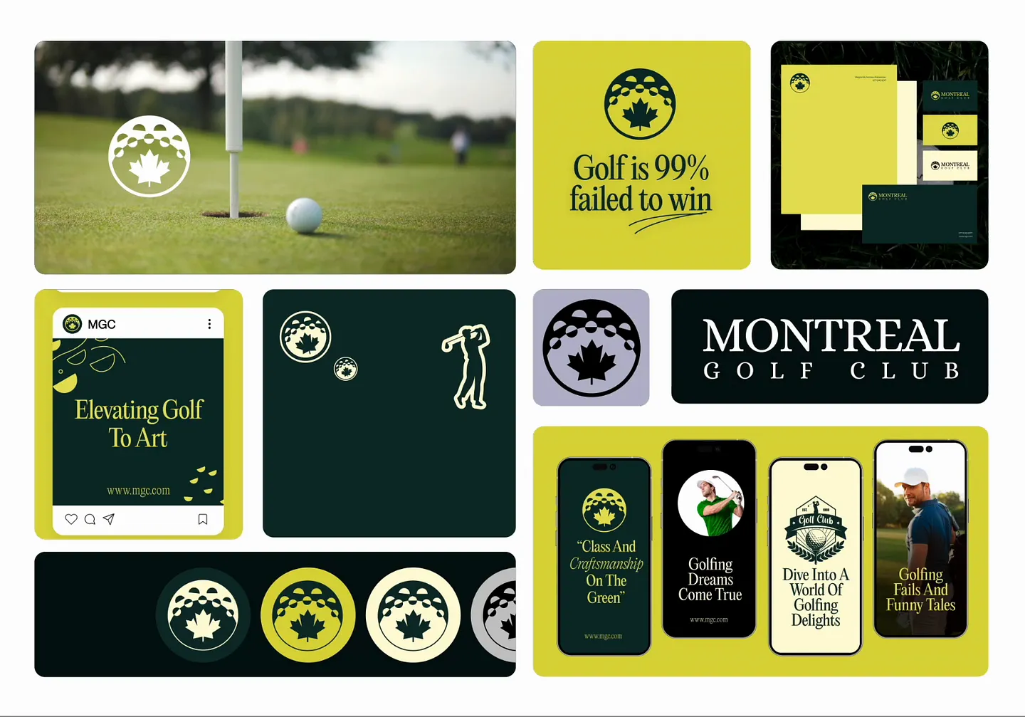 Innovative Golf Club Website Design Concepts