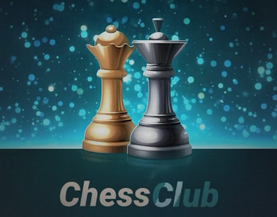 Chess Club - Casual Game 2d 2d game 2d illustration adobe illustrator app icon app icon design board game casual game chess chess game chess pieces design digital art game assets game items illustration online game ui vector