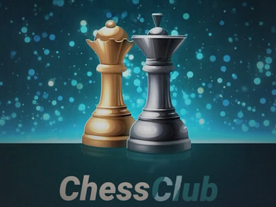 Chess Club - Casual Game 2d 2d game 2d illustration adobe illustrator app icon app icon design board game casual game chess chess game chess pieces design digital art game assets game items illustration online game ui vector