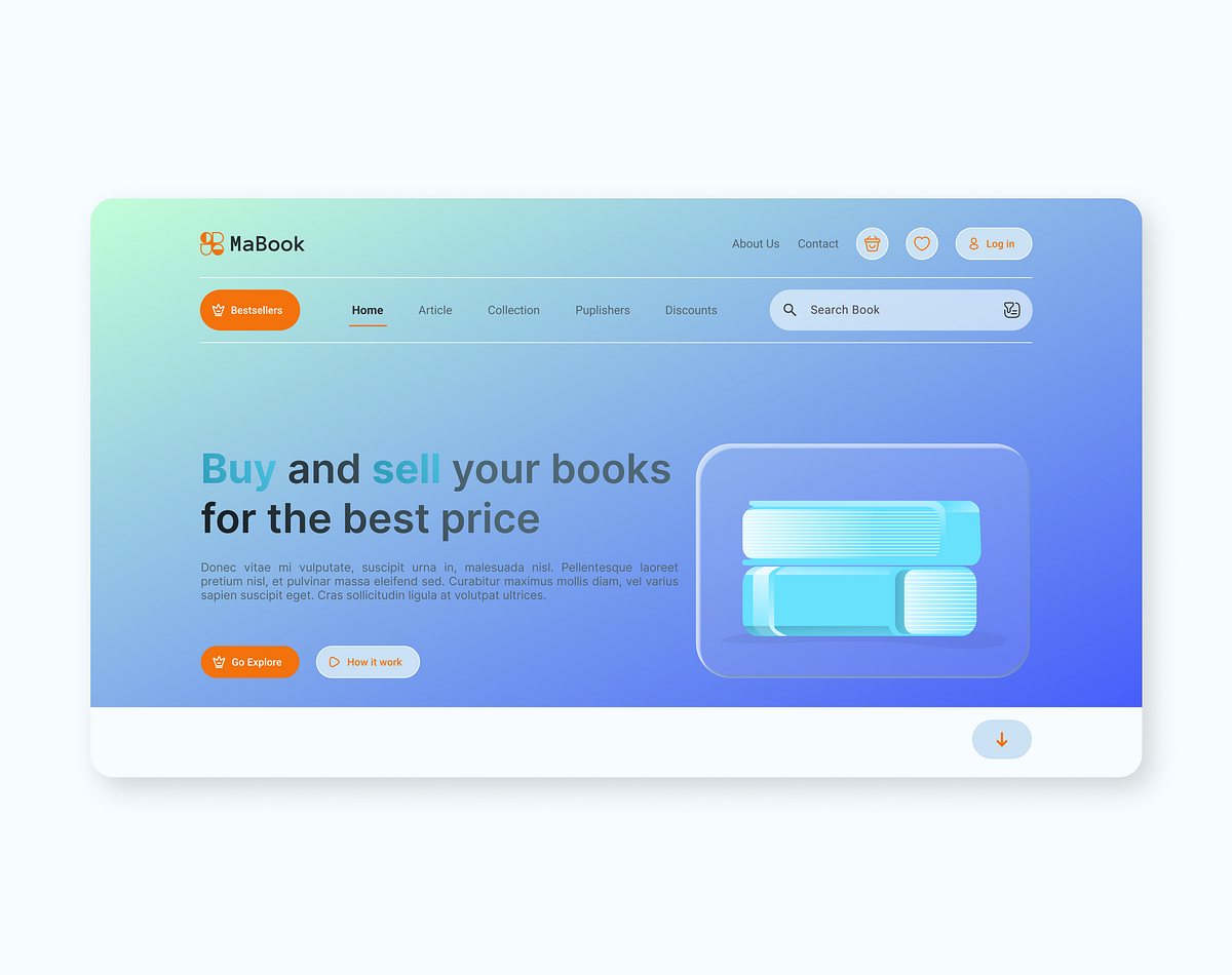 Hero Section Ui Design By Nazanin Zadboud On Dribbble