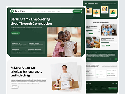 Darul Aitam - Charity Landing Page artiflow charity charity fund child community connection donate donation fundraise fundraiser halal design help landing ngo nonprofit poor support web web page website