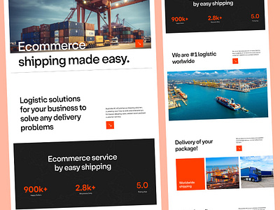 E-commerce Shipping - Logistics - Courier Website Design creative interface digital innovation ecommerce design ecommerce solution ecommerce ux functional design interactive interface intuitive navigation modern design online shopping responsive design seamless interaction shipping website ui design user centric user experience visual appeal web design web design portfolio website design