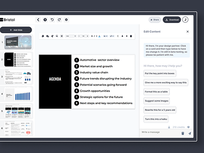 AI Presentation generator design Tools app design branding dashboard design design designer figma design graphic design illustration powerpoint alternative presentation design tools product design prototype rafatulux tools ui ui ux ui ux design user journey map web app design wireframe