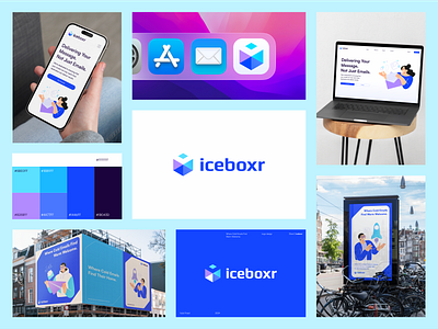 ICEBOXR Brand Identity. brand and identity branding design graphic design illustration logo