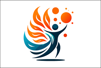 InnoVita Logo - Abstract Logo abstract creative human logo run sport