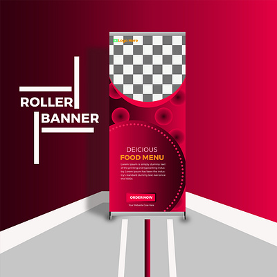 Roller Banner Design branding graphic design roller banner