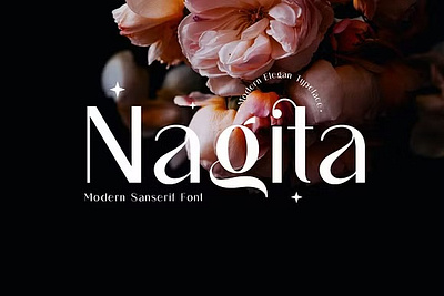 Nagita Sans Serif Font alphabet beauty creative design display elegant font letter logo minimal modern sans serif symbol type typeface typography vector