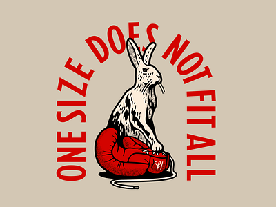 Big Mitt boxing branding bunny design doodle drawing glove graphic design illustration logo typography vector