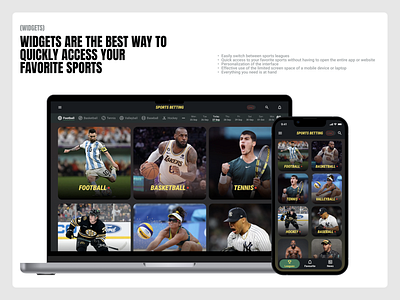 Sports Betting: Widgets betting design figma mobile design platform sports typography ui ux web design