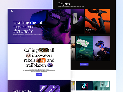 Agency Website Landing Page Design agency free home page landing page product design responsive design ui design ui kit uiux visual design website design