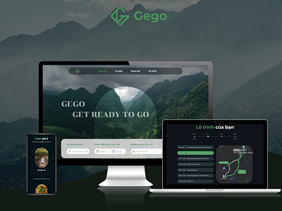 Gego - Travel Planning Assistant illustration typography ui ux