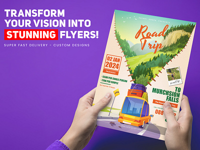 Stunning Flyer Designs to Elevate Your Brand! creative flyer event flyer flyer flyer design game flyer illustration minimal flyer prom flyer promo flyer road trip travel flyer