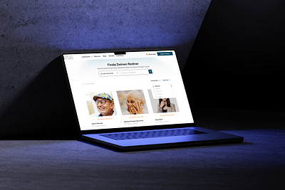 Website Redesign - Ceremonies Speakers agency animation design figma redesign ui ux website