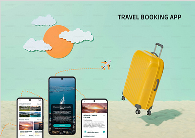 Travel Booking App application design travel ui user experience