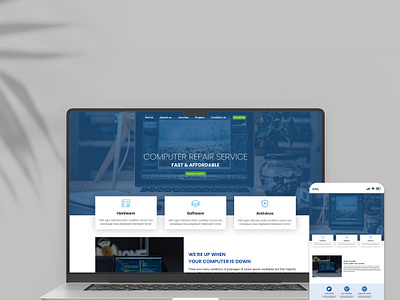 Computer service Web branding ui