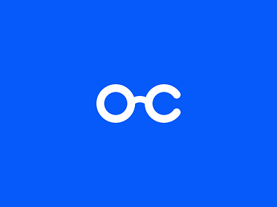 OC Glasses glasses letter logo mark monogram oc ottica shop symbol typography