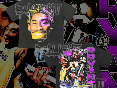 Kobe Bryant Rap Tee Bootleg Design bootleg bootleg design bootleg tshirt branding design graphic design illustration rap tee ui