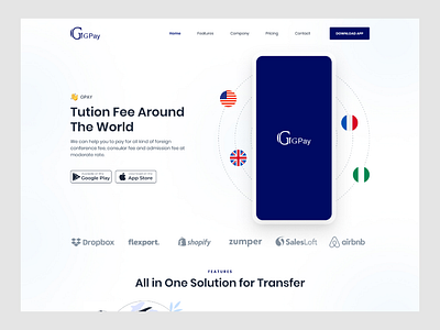 Education Website Template branding graphic design ui