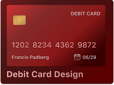 Card Designs credit card debit card design figma gift card graphic design prepaid card