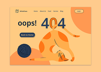 404 Page Design - #008 404page dailyui uiux