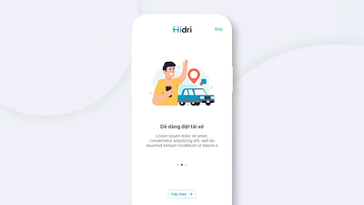 HiDri - Hire Drivers App double diamond ui design usability testing user research ux design