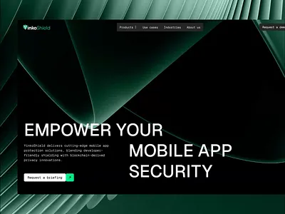 UX and UI for Website app design green hero section interface landing page startup ui ux